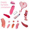 EXCEART 6pcs Gradient Transparent Lipstick Tubes Refillable Lip Balm Containers Lightweight Portable for to Clean Refill for Lip Gloss Samples view 3