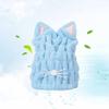 Uonlytech Hair Cap for Drying Absorbent Fast Drying Thicken Velvet Cat Ear Towel Soft view 4