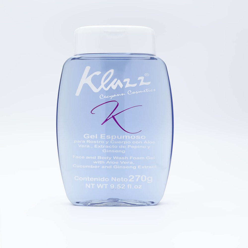 Klazz Cecyann Cosmetics Face and Body Cleansing Gel with Aloe Vera, Cucumber and Ginseng Extract