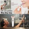 Electric Razors for Women, Painless 2-in-1 Shaver for Women Hair Remover for Face,Bikini Trimmer,Easy to Carry Cordless, Rechargeable Wet and Dry Women RazorHead Can be Replaced(Rose Gold) view 2