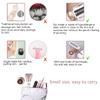 Electric Razors for Women, Painless 2-in-1 Shaver for Women Hair Remover for Face,Bikini Trimmer,Easy to Carry Cordless, Rechargeable Wet and Dry Women RazorHead Can be Replaced(Rose Gold) view 3