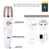 Electric Razors for Women, Painless 2-in-1 Shaver for Women Hair Remover for Face,Bikini Trimmer,Easy to Carry Cordless, Rechargeable Wet and Dry Women RazorHead Can be Replaced(Rose Gold) view 4