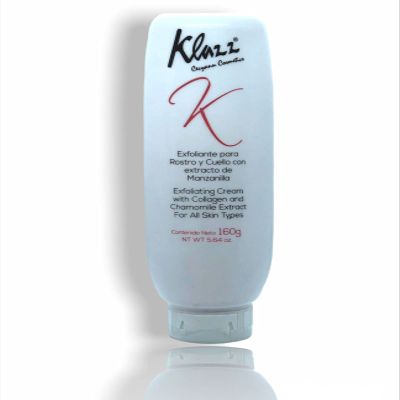 Cream Scrub with Collagen and Chamomile Extract, Eliminates Dead Cells, Stimulates Microcirculation and Cell Renewal