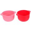 2pcs Depilatory Wax Bowl Hair Removal Waxing Tool Folding Silicone Pot Home ing Accessory Supplies Warmer Pot Silicone Bowl Warmer view 1