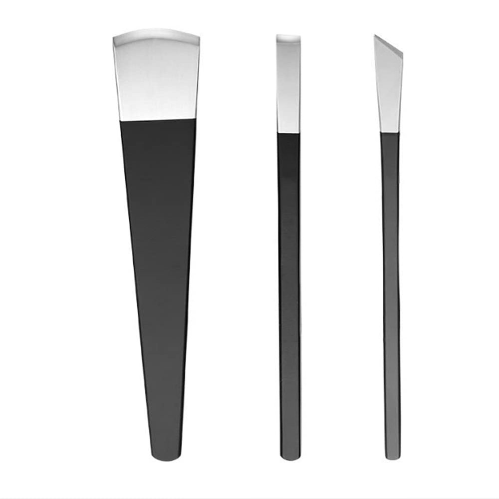 AKOAK 3 Pieces Pedicure Knife, Professional Stainless Steel Toenail Clipper Set for Nail Corn Cocoons/Inlaid Nails/Cuticle Removal - Sharp/Portable