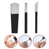 AKOAK 3 Pieces Pedicure Knife, Professional Stainless Steel Toenail Clipper Set for Nail Corn Cocoons/Inlaid Nails/Cuticle Removal - Sharp/Portable view 2
