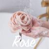 4 Pieces Bath Shower Loofah Sponge 50g Rose Flower Shape Mesh Pouf Shower Ball Body Scrubber Exfoliating Bath Sponge for Women view 3
