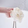 4 Pieces Bath Shower Loofah Sponge 50g Rose Flower Shape Mesh Pouf Shower Ball Body Scrubber Exfoliating Bath Sponge for Women view 4