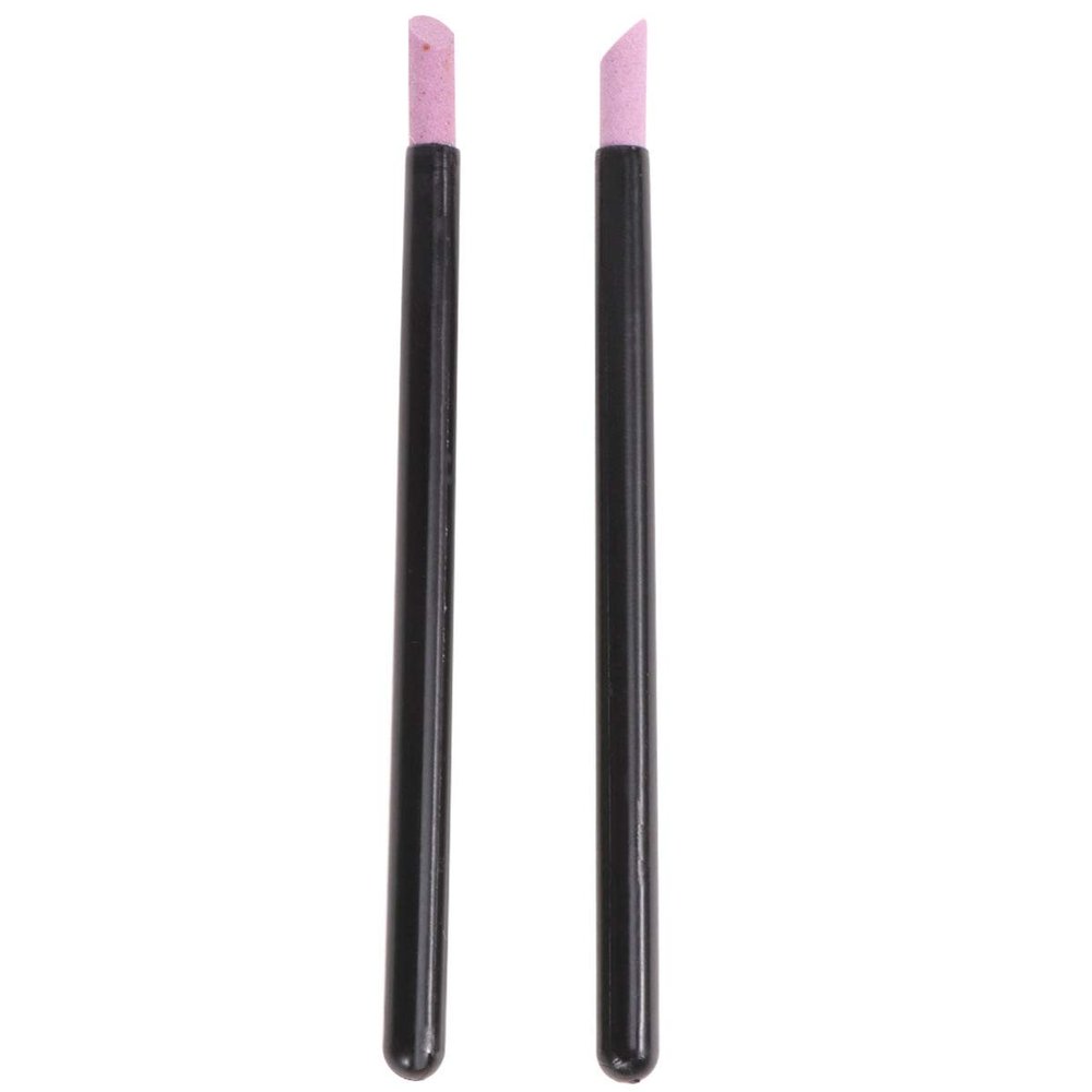2pcs Nail Art Polish Tool Pedicure Removedor De Cuticula Manicure Tools Nail Cuticle Pushers Nail Tools Pumice Stone Nail Stick Cuticle Sticks Cuticle Spoon Cuticle File Pusher