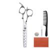 5.75 inch Big Tooth Thinning Scissors Professional Hair Thinning Shears 6 Teeth Fish bone teeth Barbers Hairdressing Clippers Barber Accessories view 1