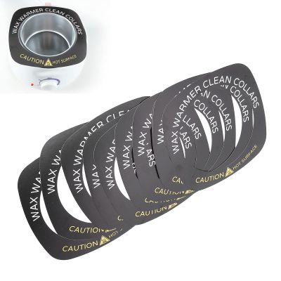 Brrnoo 10pcs Professional Wax Warmer Collar, Wax Heater Protective Ring Accessory for Most Standard Size Wax Heaters ()