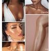2 Pack Body Luminizer, High Gloss Waterproof Body Luminizer Glitter Face Shimmer Moisturizer Lotion Tan Cream Foundation Makeup Bronzer(101 Rose Gold) view 3