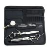 6" 440C barber hair scissors hairdressing thinning haircut scisors japan hairdresser SUS razor gift hot shears salon hairstylist view 1
