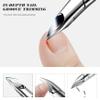 FVION Toenail Clippers, Professional Thick & Ingrown Toe Nail Clippers for Men & Seniors, Velvet-Soft Handle Toenail Cutter/Colorful Nail Clippers, High Grade Stainless Steel view 4