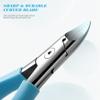 FVION Toenail Clippers, Professional Thick & Ingrown Toe Nail Clippers for Men & Seniors, Velvet-Soft Handle Toenail Cutter/Colorful Nail Clippers, High Grade Stainless Steel view 2