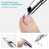 FVION Toenail Clippers, Professional Thick & Ingrown Toe Nail Clippers for Men & Seniors, Velvet-Soft Handle Toenail Cutter/Colorful Nail Clippers, High Grade Stainless Steel view 4
