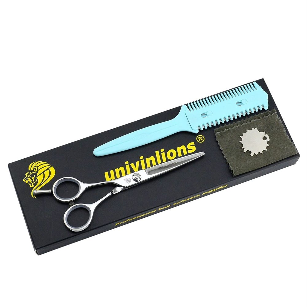 5.75" serrated 440C left hand laser wire hair scissors japan hair cutting shears lefty small teeth hairdressing cutting barber scissor