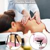 Dkeli Massage Table Portable Foldable 73 Inch Spa Bed Professional 2 Fold Massage Bed with Carry Case PU Leather Height Adjustable Facial Bed Lash Tattoo Salon Bed w/Face Cradle, Pink view 4