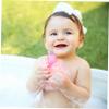 2pcs Unicorn Shower Loofah Exfoliating Mesh Shower Ball Pouf Bath Sponge Body Cleaner Deep Cleaning Loofah Bath Sponge view 3