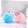 2pcs Unicorn Shower Loofah Exfoliating Mesh Shower Ball Pouf Bath Sponge Body Cleaner Deep Cleaning Loofah Bath Sponge view 4
