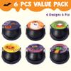 JOYIN Halloween Witch Cauldron Themed Bath Bomb with Mochi Squishy Toy, 6 Packs Bubble Kids Bath Bombs with Surprise Toy Inside, Trick or Treating, Halloween Party Favors Supplies, Goodie Bag Stuffers view 2