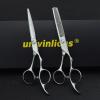5.5" Damascus Barber Thinning Shears Haircut Scissors Japanese Hairdressing Scissors Razor Hairdresser Professional Sissors Kit view 4
