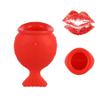 cdzhouji Lip Labler 1pc Silicone Lip Plumper Device Lip Plump Enhancement Sexy Lip Enhancer Quick Lip Plumper Treatment Bigger Mouth Lip Plumping Device Painless and Simple Beauty Tool, Red view 1