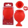 cdzhouji Lip Labler 1pc Silicone Lip Plumper Device Lip Plump Enhancement Sexy Lip Enhancer Quick Lip Plumper Treatment Bigger Mouth Lip Plumping Device Painless and Simple Beauty Tool, Red view 3