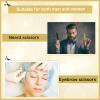 Mudder 3 Pack Small Nose Scissors Facial Hair Trimming Mini Beauty Stainless Steel Grooming Pointed Scissor for Grooming Eyebrows, Nose, Mustache, Beard(Gold) view 4