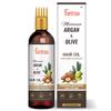 Fantraa Moroccan Argan Hair Oil with Olive and Jojoba oil For Dry, Damage, Dull and Rough Hair Oil (200 ml) view 1
