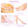 2 Pairs Foot Care Socks SEBS Moisturizing Exfoliating AntiCracking Socks for Men Women(XL(42-44)) view 3