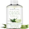 KinRose Care, 12oz Organic Aloe Vera Gel for Face, Skin, Hair & Sunburn Relief - From 100 Percent Pure Aloe Vera - Cold Pressed, Vegan, Unscented - Made in USA. view 1