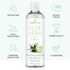 KinRose Care, 12oz Organic Aloe Vera Gel for Face, Skin, Hair & Sunburn Relief - From 100 Percent Pure Aloe Vera - Cold Pressed, Vegan, Unscented - Made in USA. view 2