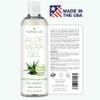 KinRose Care, 12oz Organic Aloe Vera Gel for Face, Skin, Hair & Sunburn Relief - From 100 Percent Pure Aloe Vera - Cold Pressed, Vegan, Unscented - Made in USA. view 3