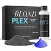 Hair Bar NYC Blond Plex 10X Lightener + 30 Volume Violet Developer Kit  Dust-Free Charcoal Bleach Powder (50g / 1.76 oz) + Anti-Brass Developer (120 ml / 4.06 fl oz)  Bond-Building Formula view 1