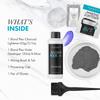 Hair Bar NYC Blond Plex 10X Lightener + 30 Volume Violet Developer Kit  Dust-Free Charcoal Bleach Powder (50g / 1.76 oz) + Anti-Brass Developer (120 ml / 4.06 fl oz)  Bond-Building Formula view 2