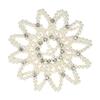 Uonlytech Elegant Pearl Hair Snood Net Bun Hair Nets for Parties Performances Sports view 1