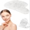 GUASHAPE Natural White Quartz Gua Sha Facial Tools | Guasha Tool for Face Sculpting, Shaping, Reduce Puffiness, Tension Relief | Stone for Eyes, Face and Body view 1