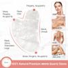GUASHAPE Natural White Quartz Gua Sha Facial Tools | Guasha Tool for Face Sculpting, Shaping, Reduce Puffiness, Tension Relief | Stone for Eyes, Face and Body view 4