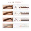 LSxia Waterproof Eye-Brow Pen-cil Set, Pull Cord Peel-off Eyebrow Pencil Microblading Eyebrow Pen Supplies Kit, White Eye-Liner Pencil and Eyebrow Tool Tattoo Makeup (6+1 Brown+Dark Brown+Light Brown) view 4