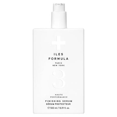 ILES FORMULA Weightless Styling Cream & Finishing Serum with Heat Protection, Non-Greasy Hair Repair Treatment for Damaged Hair, Anti-Frizz Blow Dry Product with Silk Extract & Macroloba Seed (500mL)
