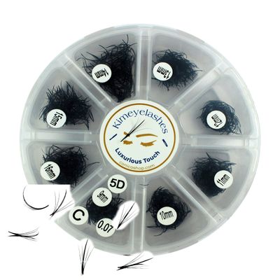 1000 Premade volume fans Mixed lengths 9-16mm loose Fans C, D Curl. Handmade eyelash extensions supplies Russian volume lash Wispy promade fan 4D 5D 6D 7D 8D 9D 10D (5D Wispy 0.07 - Curl D)