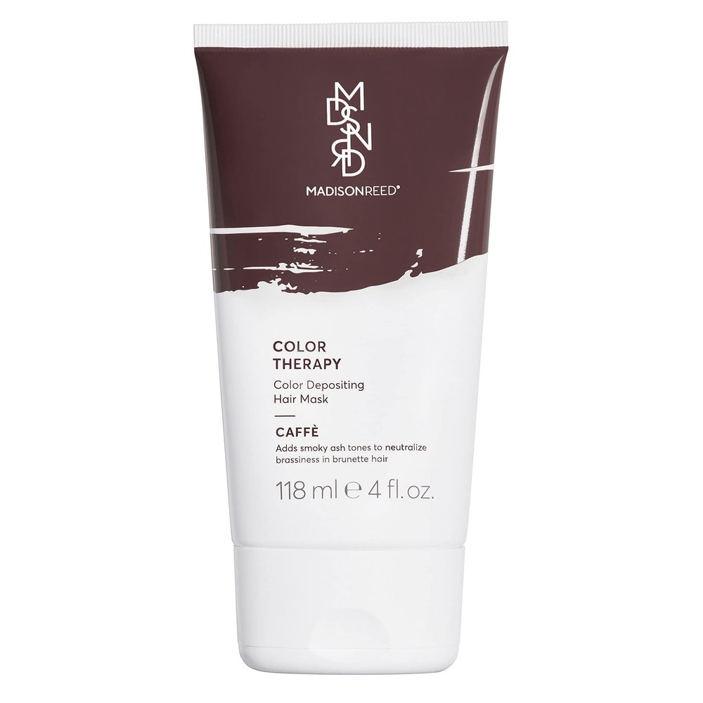 Madison Reed Color Therapy, Caffe, Color Depositing Hair Mask & Deep Conditioning Treatment, Intensely Hydrating, Refreshes Color & Tone, Keratin & Argan Oil, 4 Fl Oz (118 mL)