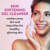 Arganatural Skin Softening Rose Face Cleanser with Rose Oil, Retinol & Vitamin E to Clean and Hydrate, 8 Fl Oz, 237 ml view 4