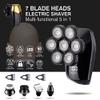 7 Cutter Head Electric Shaver 7D Razor for Men Head Shavers for Bald Shaver Multifunctional Grooming Kit Waterproof Cordless view 2