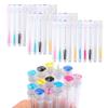 50 Pcs Disposable Mascara Brushes Diamond Eyelash Spoolies Makeup Brush Mascara Wand in Sanitary Tube Lash Supplies (Mix)  view 1