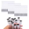 50 Pcs Disposable Mascara Brushes Diamond Eyelash Spoolies Makeup Brush Mascara Wand in Sanitary Tube Lash Supplies (Black)  view 1
