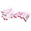 50 Pcs Pink Lash Disposable Mascara Brushes Diamond Eyelash Spoolies Makeup Brush Mascara Wand in Sanitary Tube Lash Supplies  view 3