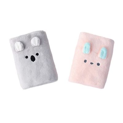 Cabilock 2pcs Cartoon Quick Dry Hair Towels for Boys and Girls Absorbent and Drying Hair Wraps and Grey for Shower Swimming and Home Use