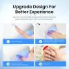Beetles Gel Polish UV LED Nail Lamp, Fast Drying Nail Dryer Compact Manicure Light with Timer Setting Sensor Elegant Shell UV Light for Gel Nails DIY Home Gift for Her view 3